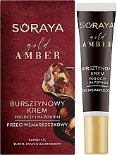 Крем против морщин для глаз и век - Soraya Gold Amber — фото N2