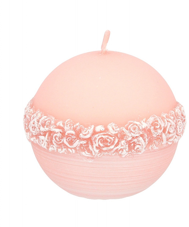 Декоративная свеча "Белла шар", 8 см, розовая - Artman Bella — фото N1