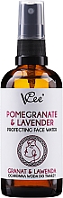 Парфумерія, косметика Вода для обличчя з гранатом і лавандою - VCee Pomegranate & Lavender Protection Face Water