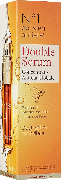 Двойная сыворотка - Clarins Double Serum Complete Age Control Concentrate — фото N2
