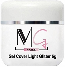 Парфумерія, косметика Гель камуфлювальний для нарощування - MG Nails Gel Cover Light Glitter