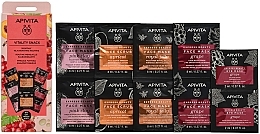 Парфумерія, косметика Набір, 5 продуктів - Apivita Express Beauty Vitality Snack