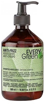 Набір продуктів для в'юнкого волосся - Dikson Every Green Anti-Frizz Idratante (sh/500ml + mask/250ml + ser/100ml) — фото N2