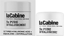 Крем для обличчя з гіалуроном - La Cabine Pure 5xHyaluronic Cream (міні) — фото N2