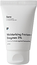 Крем для обличчя захисний із зволожувальним фактором та ензимами - Sane Moisturizing Factors + Enzymes 3% — фото N1