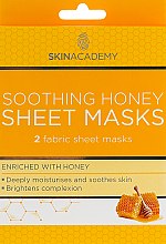 Парфумерія, косметика Заспокійлива медова маска для обличчя - Skin Academy Soothing Honey Sheet Mask