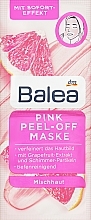 ПОДАРОК! Маска для лица с экстрактом грейпфрута - Balea Pink Peel-Off — фото N1