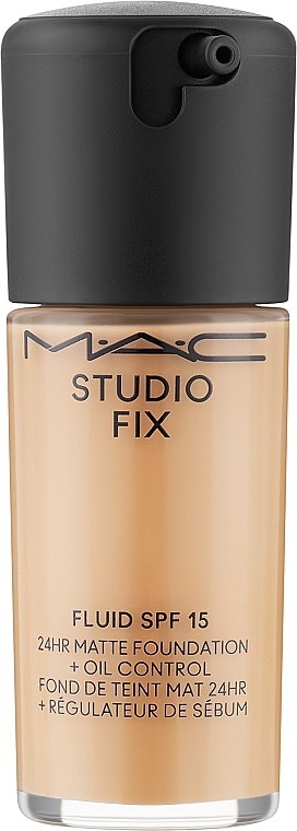 Тональная основа для лица - MAC Studio Fix Fluid SPF15 24HR Matte Foundation — фото N1