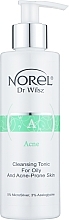 Тоник для жирной и склонной к акне кожи - Norel Acne  Cleansing Tonic — фото N1