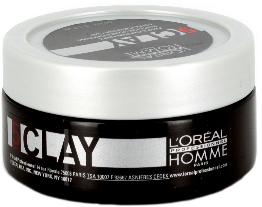 Засіб для фіксації волосся - Loreal Professionnel Clay Argile Fixation Forte 5