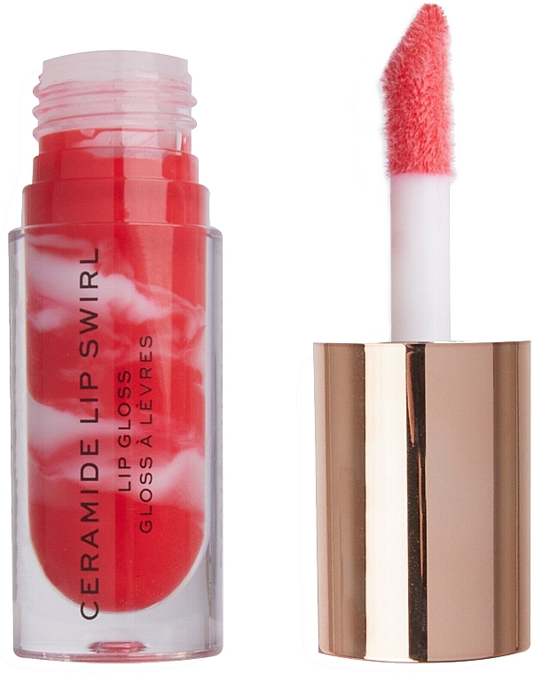 Блиск для губ - Makeup Revolution Ceramide Swirl Lip Gloss — фото N1