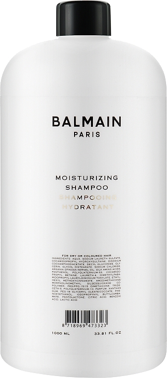 Увлажняющий шампунь для волос - Balmain Paris Hair Couture Moisturizing Shampoo — фото N2
