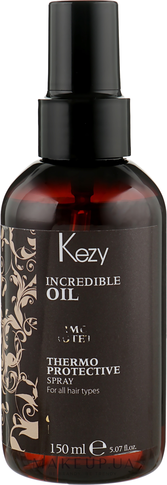 Спрей термозахисний для волосся - Kezy Incredible Oil Thermoprotective Spray — фото 150ml