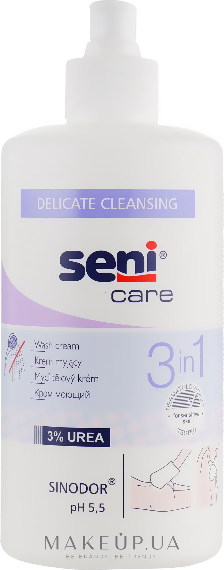 Моющий крем для тела 3 в 1 - Seni Care Wash Cream — фото 500ml