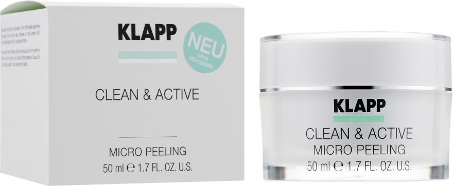 Базовый микропилинг для лица - Klapp Clean & Active Micro Peeling
