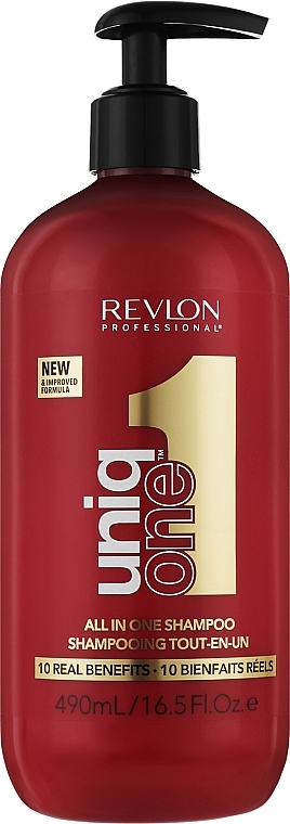 Шампунь для волосся з помпою - Revlon Professional Uniq One Shampoo — фото N3