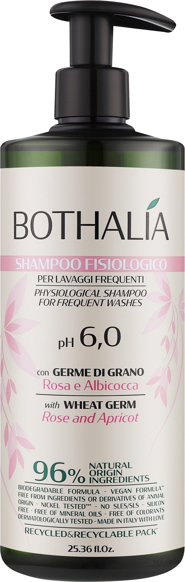 Шампунь для волос - Brelil Shampoo Fisiologico Per Lavaggi Frequenti Bothalia — фото 750ml