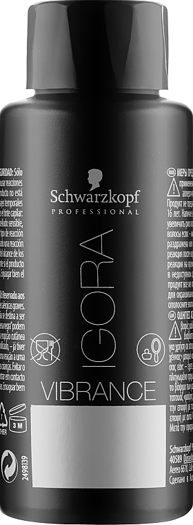 Краска для волос без содержания спирта - Schwarzkopf Professional Igora Vibrance Alcohol-Free — фото N9