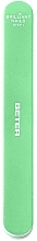 Парфумерія, косметика Пилочка-баф для нігтів, зелена - Beter Professional Buffer Nailfile