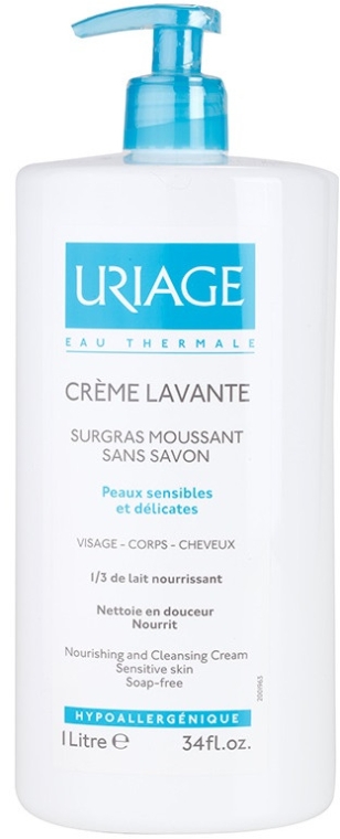 Очищуючий крем - Uriage Lavante Nourishing and Cleansing Cream — фото N1