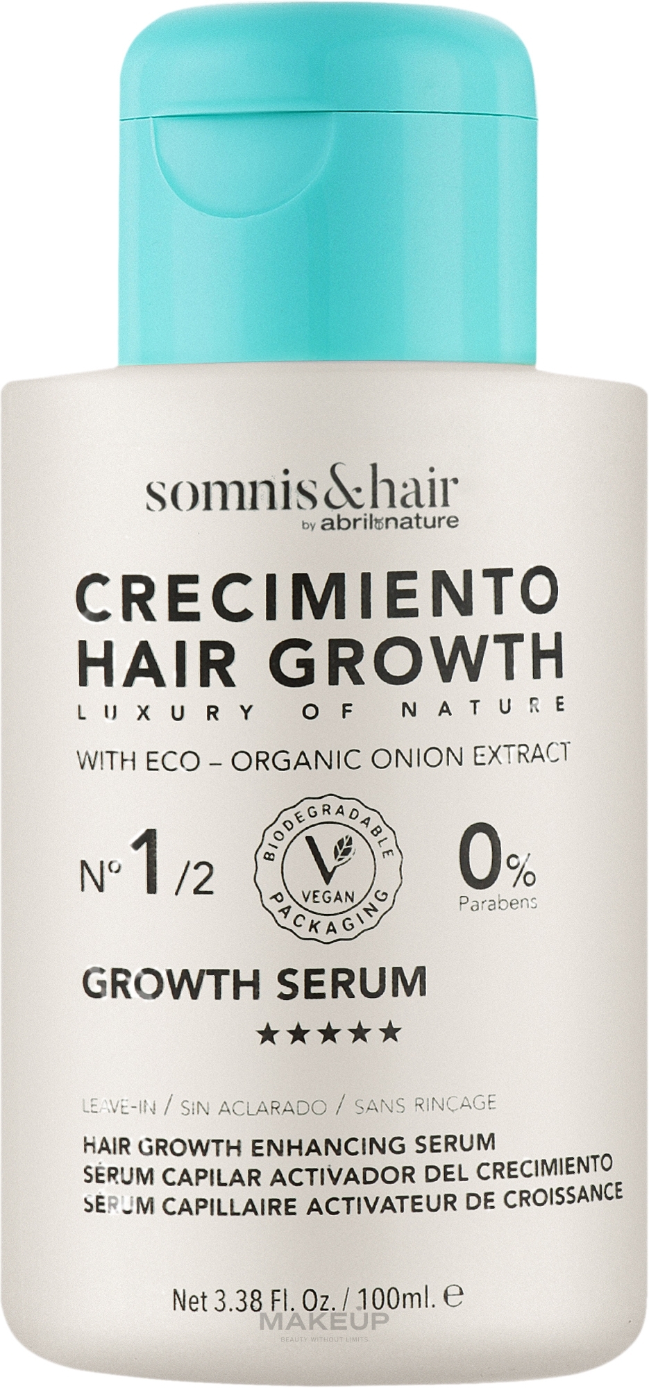 Сыворотка для стимулирования роста волос - Somnis & Hair Growth Serum — фото 100ml