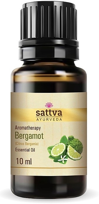 Эфирное масло "Бергамот" - Sattva Ayurveda Bergamot Essential Oil — фото N1