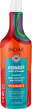 Безсульфатний шампунь "Вітамін С" для росту волосся - Inoar Bombar Shampoo — фото N1