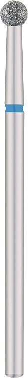 Фреза алмазна куля 001, d=3,3 мм, середній абразив, карбонове напилення №34 - Kodi Professional — фото N1
