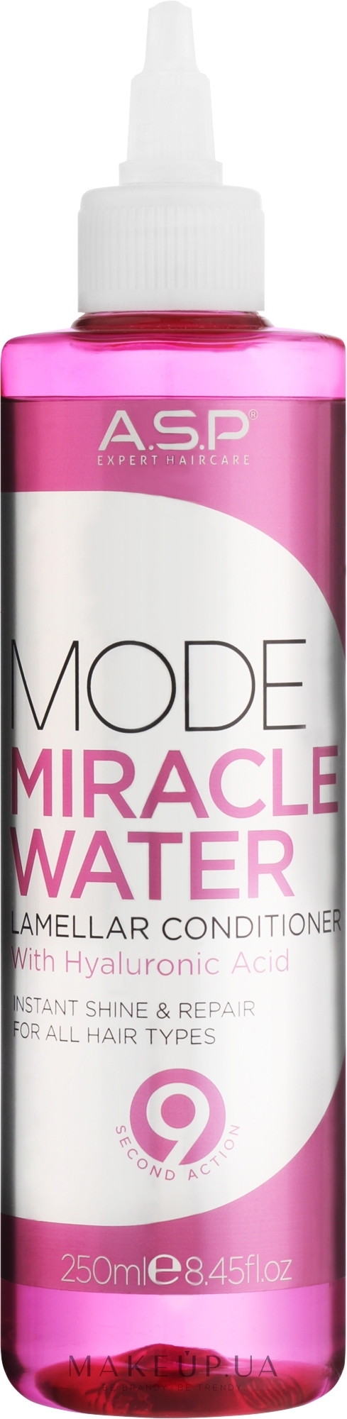 Ламелярний кондиціонер для волосся - ASP Mode Miracle Water — фото 250ml