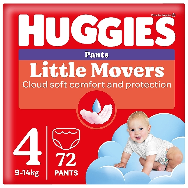 Трусики-подгузники Pants 4, для мальчиков, 72 шт - Huggies — фото N1