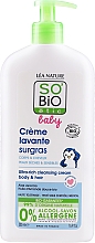 Духи, Парфюмерия, косметика Детский очищающий крем для тела и волос - So'Bio Etic Baby Ultra-Rich Cleansing Cream Body & Hair
