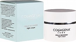 Парфумерія, косметика Нічний крем для обличчя - Collagena Code Cells Recovery Night Cream