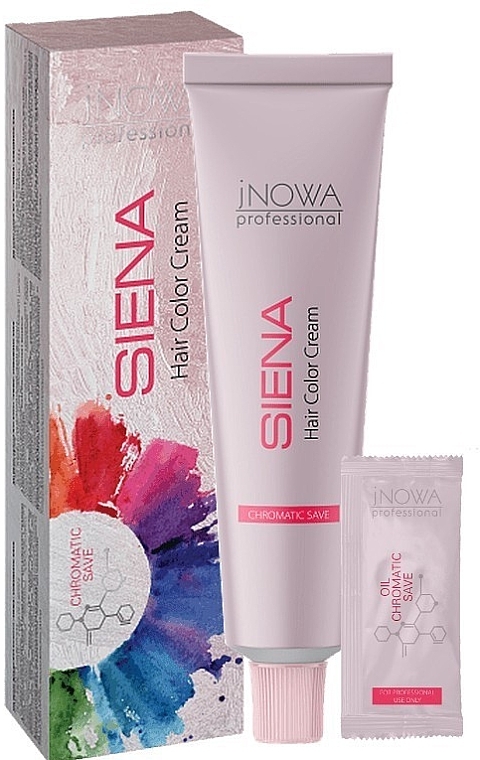 Осветляющая профессиональная крем-краска для волос - jNOWA Professional Siena Chromatic Save SB — фото N1