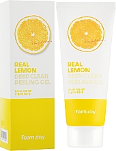 Глубоко очищающий пилинг-гель для лица - FarmStay Real Lemon Deep Clear Peeling Gel — фото N1