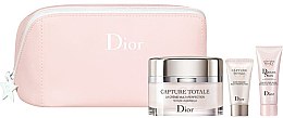 Духи, Парфюмерия, косметика Набор - Dior Capture Totale Set (cr/60ml + eye/cr/5ml + cr/7ml + bag) 