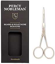 Ножиці для бороди і вусів - Percy Nobleman Beard & Moustache Scissors — фото N1