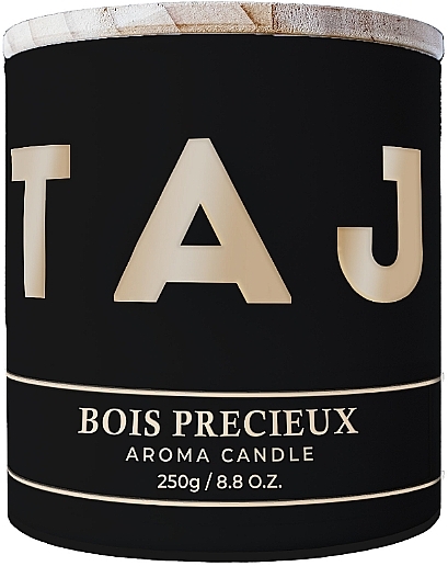 Ароматическая свеча "Bois Precieux" - Taj Max Aroma Candle — фото N1