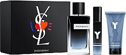 Духи, Парфюмерия, косметика Yves Saint Laurent Y Gift Set - Набор (edp/100ml + edp/10ml+ash/balm/50ml)