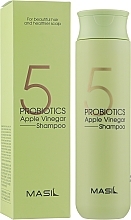 М'який бессульфатний шампунь з проботіками і яблучним оцтом - Masil 5 Probiotics Apple Vinegar Shampoo — фото N6