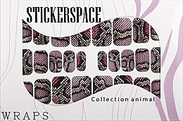 Духи, Парфюмерия, косметика Дизайнерские наклейки для ногтей "Snake" - StickersSpace