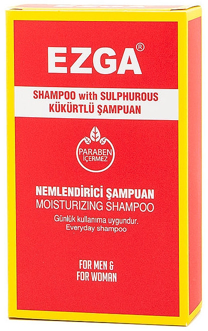 Шампунь проти лупи - Ezga Moisturizing Shampoo — фото N1