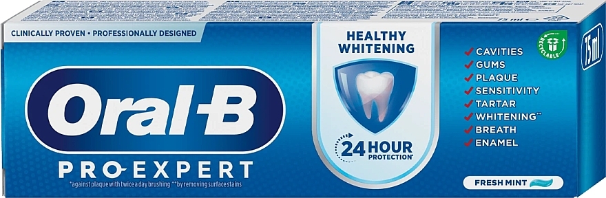 Зубная паста "Отбеливающая" - Oral-B Pro-Expert Whitening Toothpaste  — фото N1