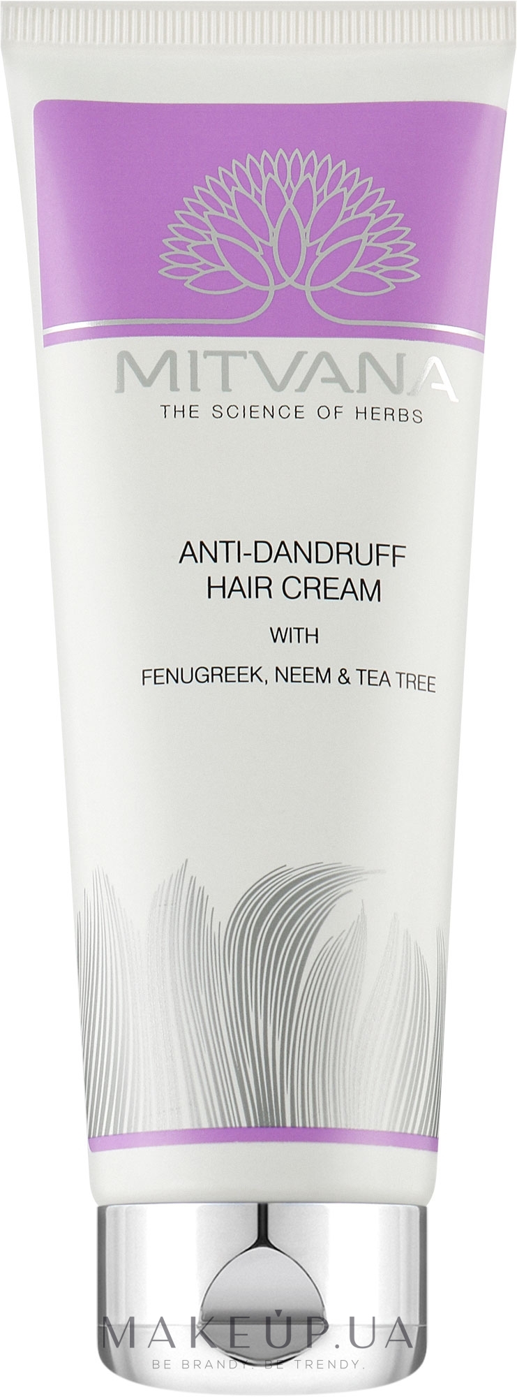 Крем для волосся проти лупи з олією чайного дерева, німом і пажитницею - Mitvana Anti Dandruff Hair Cream — фото 100ml