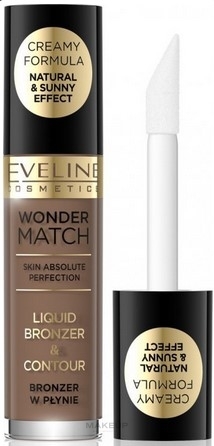 Бронзер - Eveline Cosmetics Wonder Match Liquid Bronzer Contour — фото 02