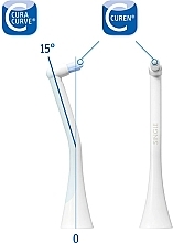 Насадка для електричної звукової зубної щітки, 2 шт. - Curaprox Ortho Single — фото N1