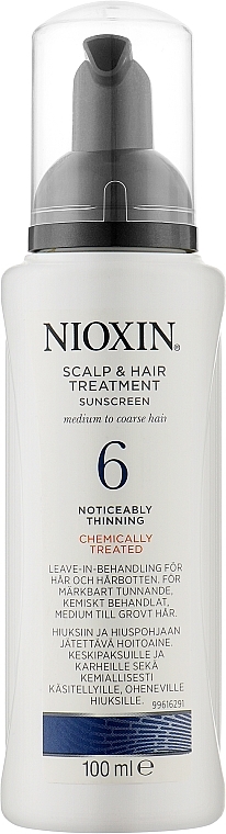 Живильна маска для волосся - Nioxin Thinning Hair System 6 Scalp & Hair Treatment — фото N1