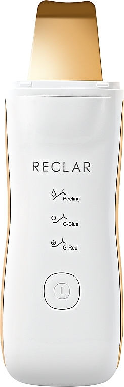 Аппарат для ультразвуковой чистки лица - Reclar Galvanic Water Peeler 24K Gold Plus — фото N1
