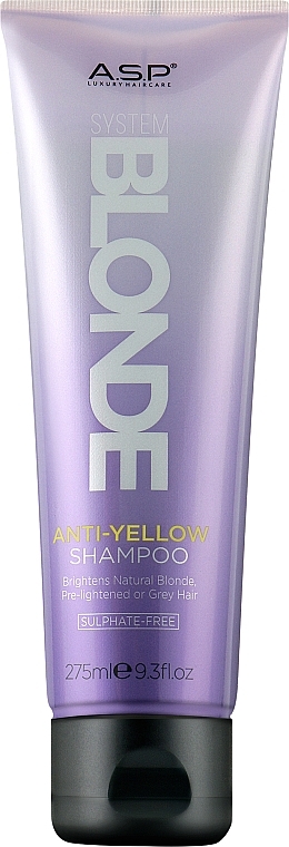 Шампунь с антижелтым эффектом - ASP System Blonde Anti-Yellow Shampoo — фото N1