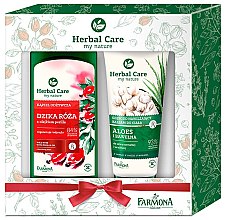 Парфумерія, косметика Набір - Farmona Herbal Care(bath/milk/500ml + b/balm/200ml)