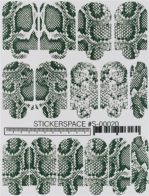 Дизайнерские наклейки для ногтей "Wraps S-00020" - StickersSpace — фото N1